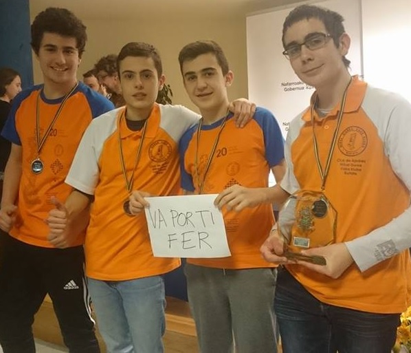 Oier Lacruz, vencedor del XVIII. Torneo de Ajedrez de Sakana